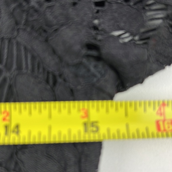 ONLY edge LUXURY black lace midi dress with boat neck - Picture 6 of 10